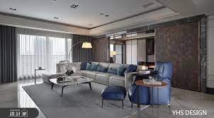 現代風的裝潢圖片為yhs design設計事業的設計作品 yhs 森鑄之7設計案例 是一間新成屋 5年以下 總坪數為148 格局為三房 更多yhs design設計事業設計案例作品都在設計家