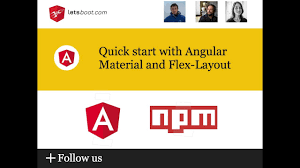 May 21, 2018 · ahmed explores material design in angular, looking at how to create a simple angular application with a ui built from various angular material components. Quick Start With Angular Material And Flex Layout By F Laurens Letsboot Medium