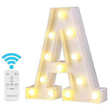 Newly Upgrade Led Letter Lights Marquee Alphabet Light Up Letters With Remote Control Timer Dimmable For Events Wedding Party Birthday Home Bar Decoration A Walmart Com Walmart Com