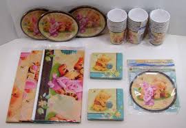 Baby Winnie Pooh Shower Banner 24 Plates Cups Napkins Shower Banners Plates Winnie The Pooh