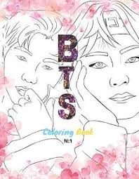 Korean boy doll coloring pages by coloring game app art. Bts Coloring Book K Pop Bts Lovers Book In Stock Buy Now At Mighty Ape Nz