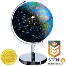 Usa Toyz Illuminated Constellation World Globe For Kids 3 In 1 Interactive Globe With Constellations Light Up Smart Earth Globes Of The World With Stand Wa In 2020 Kids Globe Constellations Earth Globe