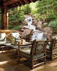 Hattaway heavy duty 48 in. Rustic Patio Furniture Just In Time For Spring Mountain Living