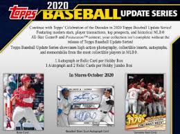 Dozens of new sets continued to come out throughout the calendar year. 2020 Topps Update Series Baseball Card Checklist Checklistcenter Com