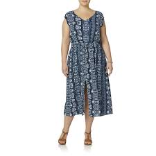 Simply Emma Women S Plus Sleeveless Maxi Dress Floral Sears Nice Dresses Floral Maxi Dress Sleeveless Maxi Dress