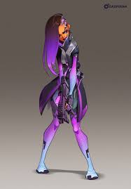 Artstation Sombra Dashiana Anime Poses Female Anime Poses Overwatch