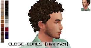 Hair Curly Sims Hair Sims 4 Hair Male Sims 4 Afro Hair