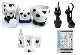 Maybe you would like to learn more about one of these? Black And White Cat Accessories To Brighten Up Your Bathroom The Conscious Cat