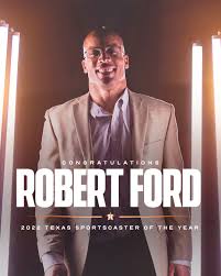 Congratulations to Astros radio play-by-play announcer Robert Ford