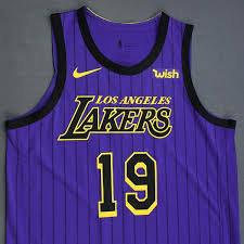 Оригинальная city edition джерси лейкерс сезона 2020/2021. Jonathan Williams Los Angeles Lakers Game Issued City Edition Jersey 2018 19 Season Nba Auctions