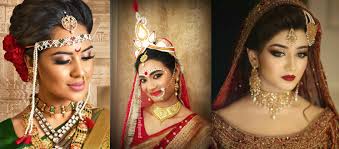types of indian bridal makeup