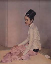 I First Saw This Print Saw Ohn Nyun By Sir Gerald Kelly At My Friend S Parent S House It Has Haunted Me Ever Since Myanmar Art Cool Paintings Burmese Girls