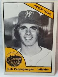 1977 TCMA Wausau Mets Bob Pappageorgas M1