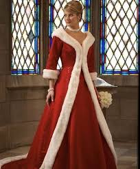 Whiteazalea Elegant Dresses Elegant Red Winter Wedding Dresses Red Christmas Dress Christmas Wedding Dresses Unusual Wedding Gown