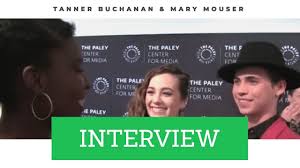 Tanner wears pants by dr. Tanner Buchanan Mary Mouser Interview At The Paley Center Premiere For Cobra Kai Youtube