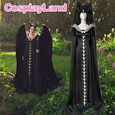 The absolute largest selection of fashion clothing, wedding apparel and costumes with quality guaranteed. Maleficent Costume Hot Movie Cosplay Mistress Of Evil Carnival Halloween Skull Dress Maleficent Horns Angelina Jolie Outfit Buy At The Price Of 23 42 In Aliexpress Com Imall Com