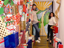 You can decorate the railings using tree branches, colorful christmas balls and ribbon rope. Hgtv Celebrates Holiday Decorating Obsession In Outrageous Holiday Houses Outrageous Holiday Houses Hgtv