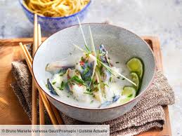 Recette Filets De Maquereaux Au Bouillon Coco Citronnelle Ingredients 4 Personnes 8 Filets De Maquereaux Surgeles 1 Citron Vert En 2020 Maquereau Cuisine Recette