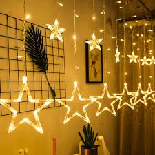 Alles fürs heimwerken günstig und bequem online kaufen! Lichtervorhang 12er Sterne Lichterkettenvorhang Real De