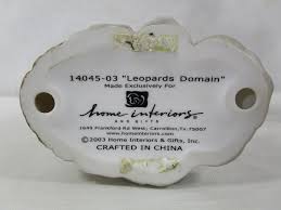 Home interiors and gifts was a direct sales company specializing in decorating accessories, which were sold by more than 140,000 representat. Sold Price 2003 Home Interiors Leopard S Domain Figurines 2 November 1 0119 6 00 Pm Est