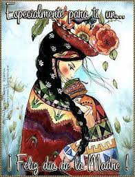 Día del padre y día de la madre. Feliz Dia De La Madre Madre Arte Arte Arte Peruano