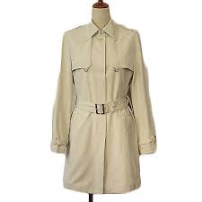 [Japan Used Fashion] Keith Spring Coat Stainless Steel Nylon 38 Ivory  Women'S