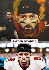Baker Mayfield Art: Stunning Portrait by Cody Sabol