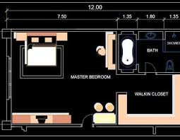 This time we decided to share with you some master bedroom designs with walk in closets to inspire you planning your new bedroom. Planndesign Com A Twitter Cad Interior Layout Plan Of A Luxurious Bedroom Has Got Attached Walk In Closet And Toilet Drawing Has Been Detailed Out With Furniture Plan With 3d Effect And Presentation