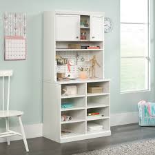 Better Homes Gardens Craftform Sewing And Craft Storage Cabinet White Finish Walmart Com In 2020 Craft Storage Cabinets Office Storage Cabinets Storage Cabinets