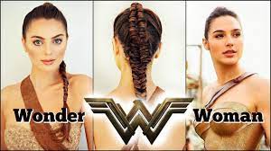 Wonder Woman Movie 2017 Makeup Braid Tutorial Gal Gadot Wonder Woman Makeup Womens Hairstyles Hair Styles