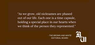 Editorial: What's in a name? - The Brown and White