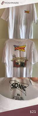 Nwt Sonic Restaurant Diner T Shirt Size Xl Tee Shirt Size Shirts Sonic Restaurant