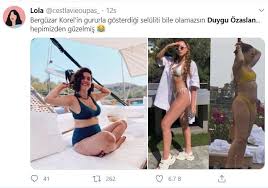 Gelen tepkiler üzerine daha sonrasında duygu özaslan hasta olduğunu. Berguzar Korel Selulitlerini Paylasti Alkislandi Duygu Ozaslan Yerden Yere Vuruldu Iste Nedeni