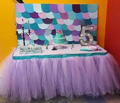 Tutu Table Skirt Custom Made Wedding Birthday Baby Shower Table Skirt Tutu Table Mermaid Birthday Party
