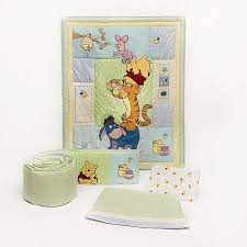 Disney Winnie The Pooh Hunting For Hunny 4 Piece Crib Bedding Set Crib Bedding Boy Winnie The Pooh Nursery Baby Crib Bedding