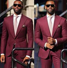 Black And Burgundy Groomsmen Suits Maroon Suit Best Wedding Suits Maroon Wedding Suit Maroon Grooms Suit