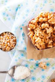 Pop Corn Caramel Au Beurre Sale Noix De Coco Caramel Au Beurre Caramel Beurre