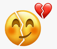Crying out of sadness or are you so happy you've got tears? Broken Heart Emoji Dp Hd Png Download Transparent Png Image Pngitem