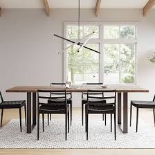 Industrial bar & pub tables(50). Tompkins 74 Industrial Dining Table Cool Walnut Antique Bronze West Elm Havenly