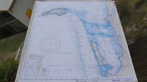 A Marine Chart Of The Fremantle Area Posted Outside In