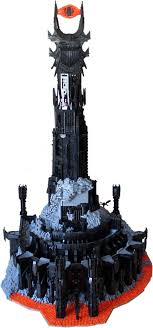 Sauron S Barad Dur Made In Lego Cool Lego Creations Lego Creations Lego
