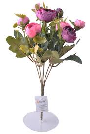 6 Dalli 28 Cm Sakayik Gul Yapay Cicek Pembe Mor Ck011pm Sakayiklar Mor Cicek