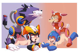Rule34 - If it exists, there is porn of it  enookie, bass (mega man), mega  man (character), rush (mega man)  563394