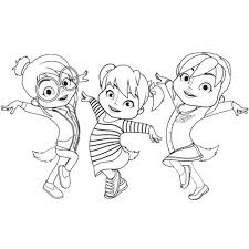 I dont think it worked if it didnt go on bing i think and look up chipettes dolls and it says something about coloring us. Chipettes Coloring Pages Behindthegown Com