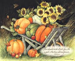 Susan Winget Bountiful Blessings November 2016 Fall Wallpaper Thanksgiving Art Autumn Art