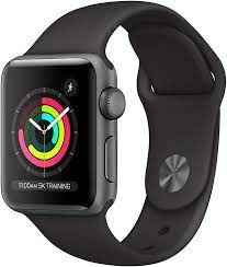 Apple watch series 6, apple watch se, and apple watch series 3 have a water resistance rating of 50 meters under iso standard 22810:2010. Amazon Com Apple Watch Series 3 Gps 38mm Space Gray Aluminum Case With Black Sport Band