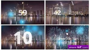Year 2019 change to happy new year 2020. Happy New Year Free After Effects Templates After Effects Intro Template Shareae