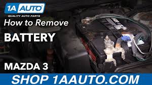 Useful answers to many faqs and problems. How To Replace Battery 03 09 Mazda 3 Youtube