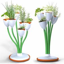 The flowers and gothic designed pots stand out on plain or unpainted concrete staircase handrails. Flower Stand Ideas To Display Your Plants In A Beautiful Way