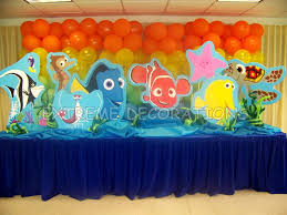 Birthday Table Decoration Ideas For Kids Kids Birthdat Party Themes Images Nemo Cake Table Decoration For Kids Birthda Birthday Decorations Kids Kids Party Decorations Finding Nemo Party Decorations